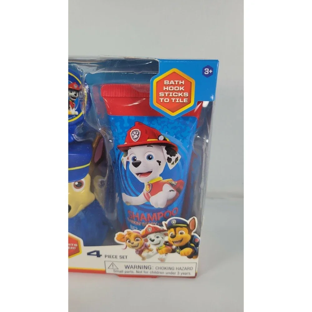 Paw Patrol Soap & Scrub Set Body Wash and Shampoo NEW -